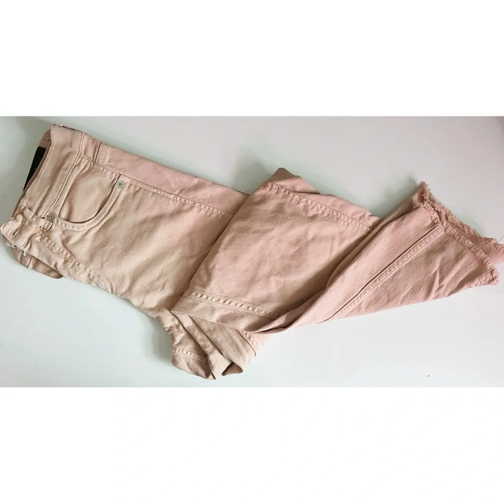 Whistles • Pastel Pale Pink Barrel Leg Jeans